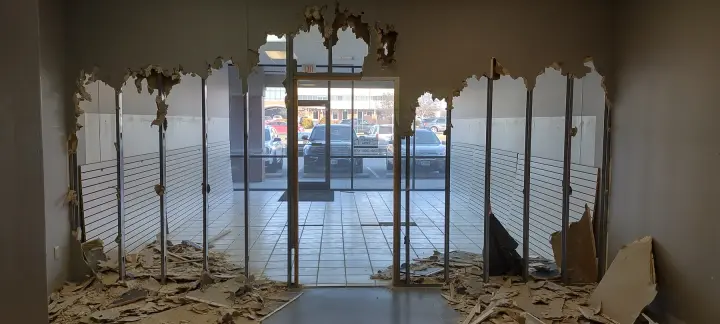 Clean Refill Store: Commercial interior demolition