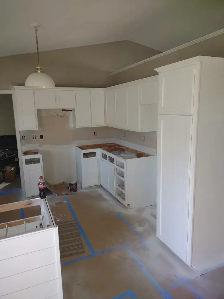 Flip C Renovation: Kitchen renovation in progress