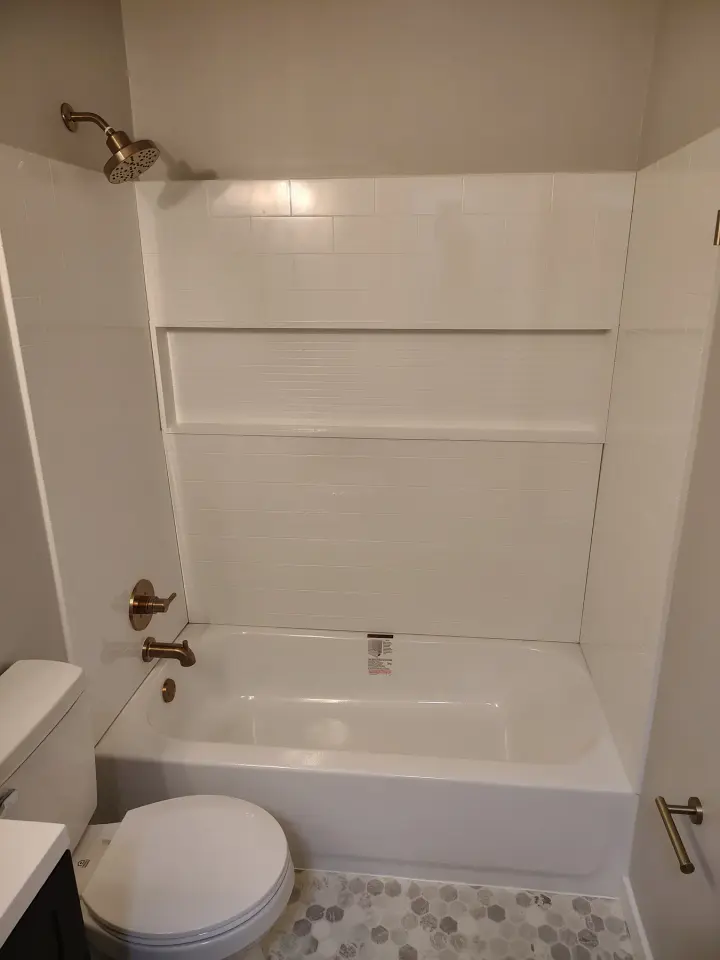Flip D Renovation: Bathroom View 1