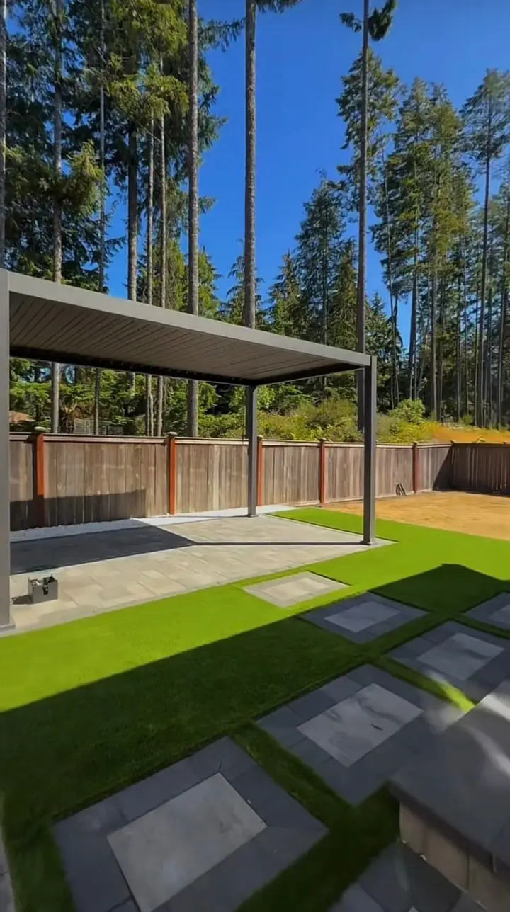 Outdoor Projects: Covered patio and turf